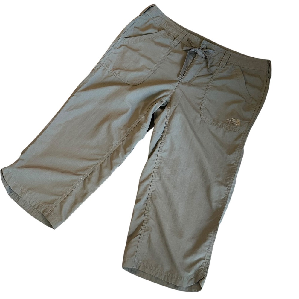 The North Face Pants Women's Size 10 ‎ Khaki Capri Pants Outdoor Hiking Travel